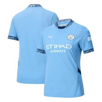 Women's Manchester City Home Authentic Jersey 2024/25 Women's Manchester City Home Authentic Jersey 2024/25