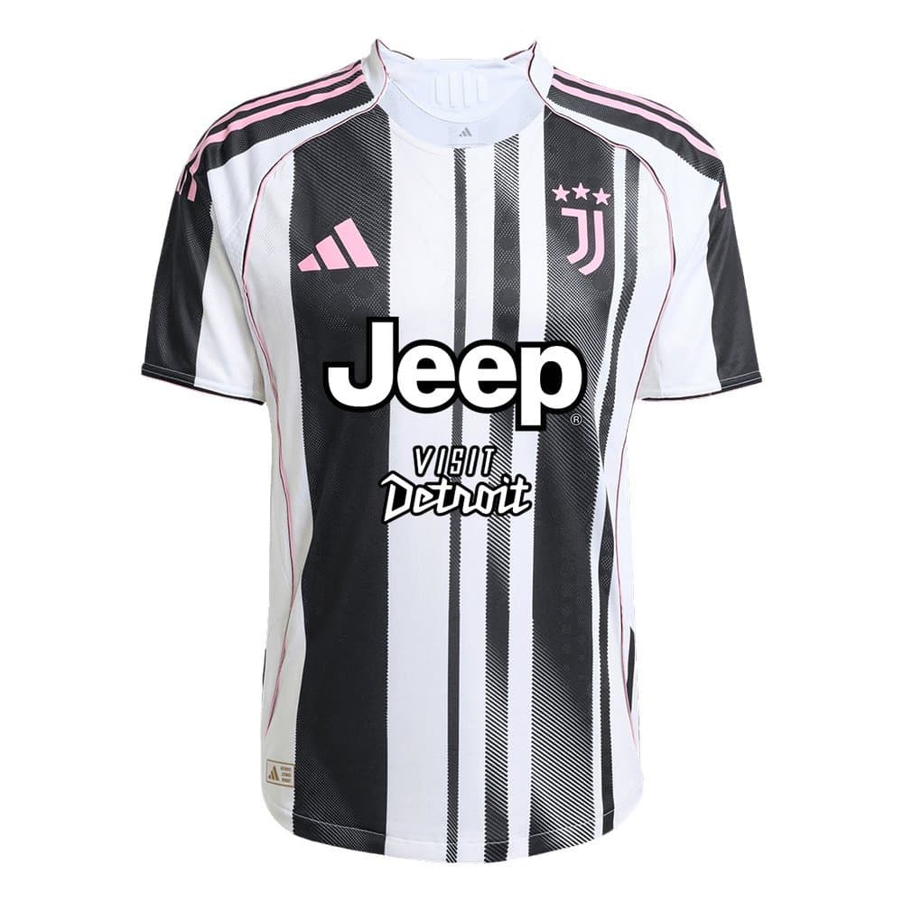 Men's Juventus Home Authentic Jersey 2025/26 Men's Juventus Home Authentic Jersey 2025/26