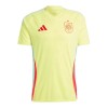Men's Spain Away Replica Soccer Jersey EURO 2024