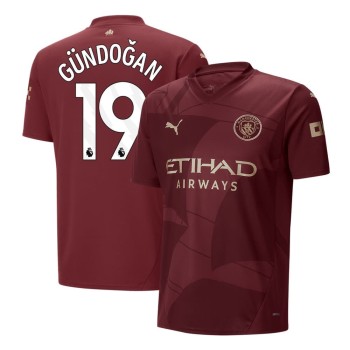 Men's GÜNDOĞAN #19 Manchester City Third Away Replica Soccer Jersey 2024/25 Men's GÜNDOĞAN #19 Manchester City Third Away Replica Soccer Jersey 2024/25