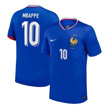Men's MBAPPE #10 France Home Replica Soccer Jersey EURO 2024 Men's MBAPPE #10 France Home Replica Soccer Jersey EURO 2024