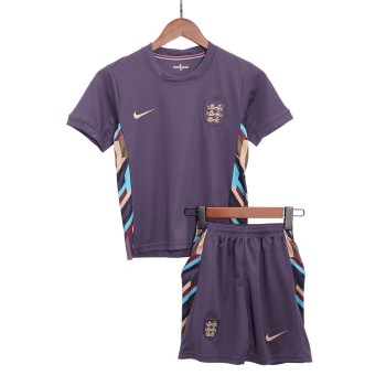 Kid's England Away Soccer Jersey Kit EURO 2024