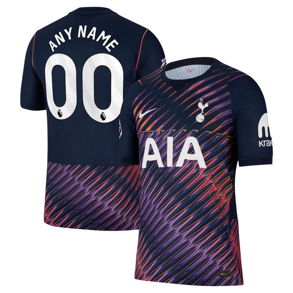 Kid's Tottenham Hotspur Away Match Authentic Custom Jersey 2026/27