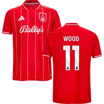 Kid's WOOD #11 Nottingham Forest Home Replica Jersey 2025/26 Kid's WOOD #11 Nottingham Forest Home Replica Jersey 2025/26