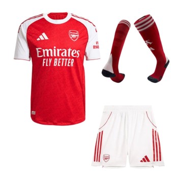 Men's Arsenal Home Authentic Jersey Full Kit 2025/26