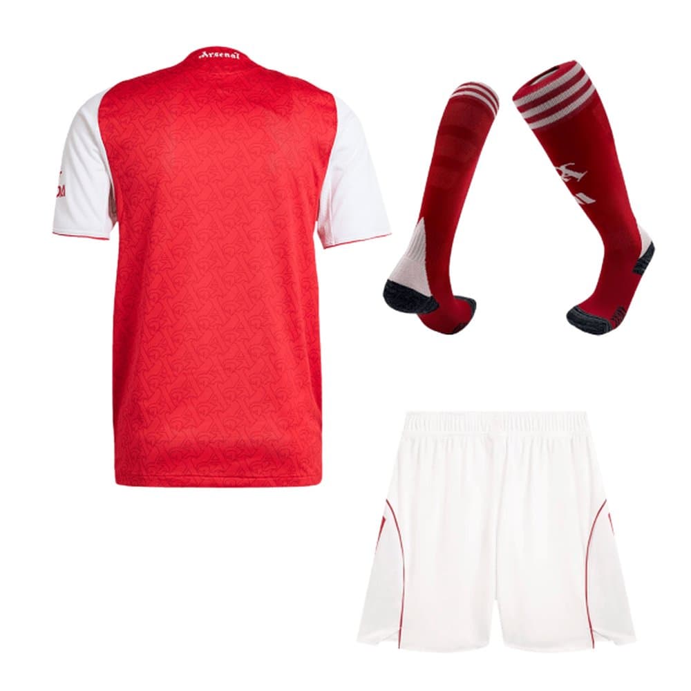 Men's Arsenal Home Authentic Jersey Full Kit 2025/26