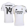 Men's TCHOUAMENI #14 Real Madrid Home Replica Soccer Jersey 2025/26