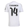 Men's TCHOUAMENI #14 Real Madrid Home Replica Soccer Jersey 2025/26