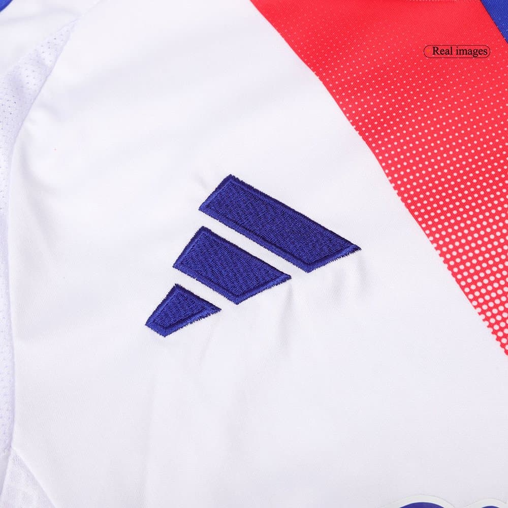 Men's Olympique Lyonnais Home Replica Soccer Jersey 2024/25