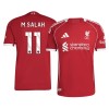 Men's M.SALAH #11 Liverpool Home Authentic Soccer Jersey 2025/26