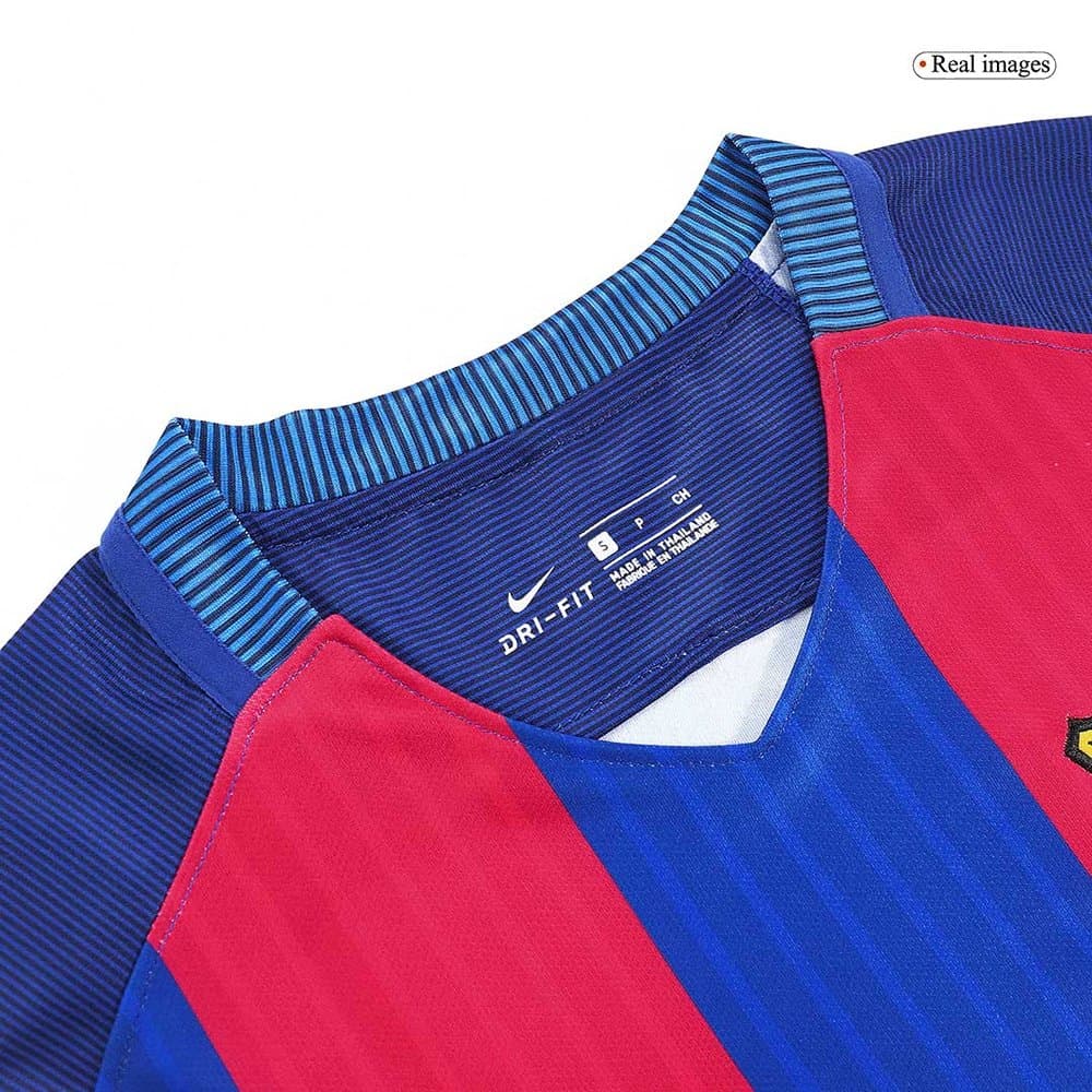 Men's Barcelona Home Retro Soccer Jersey 2016/17