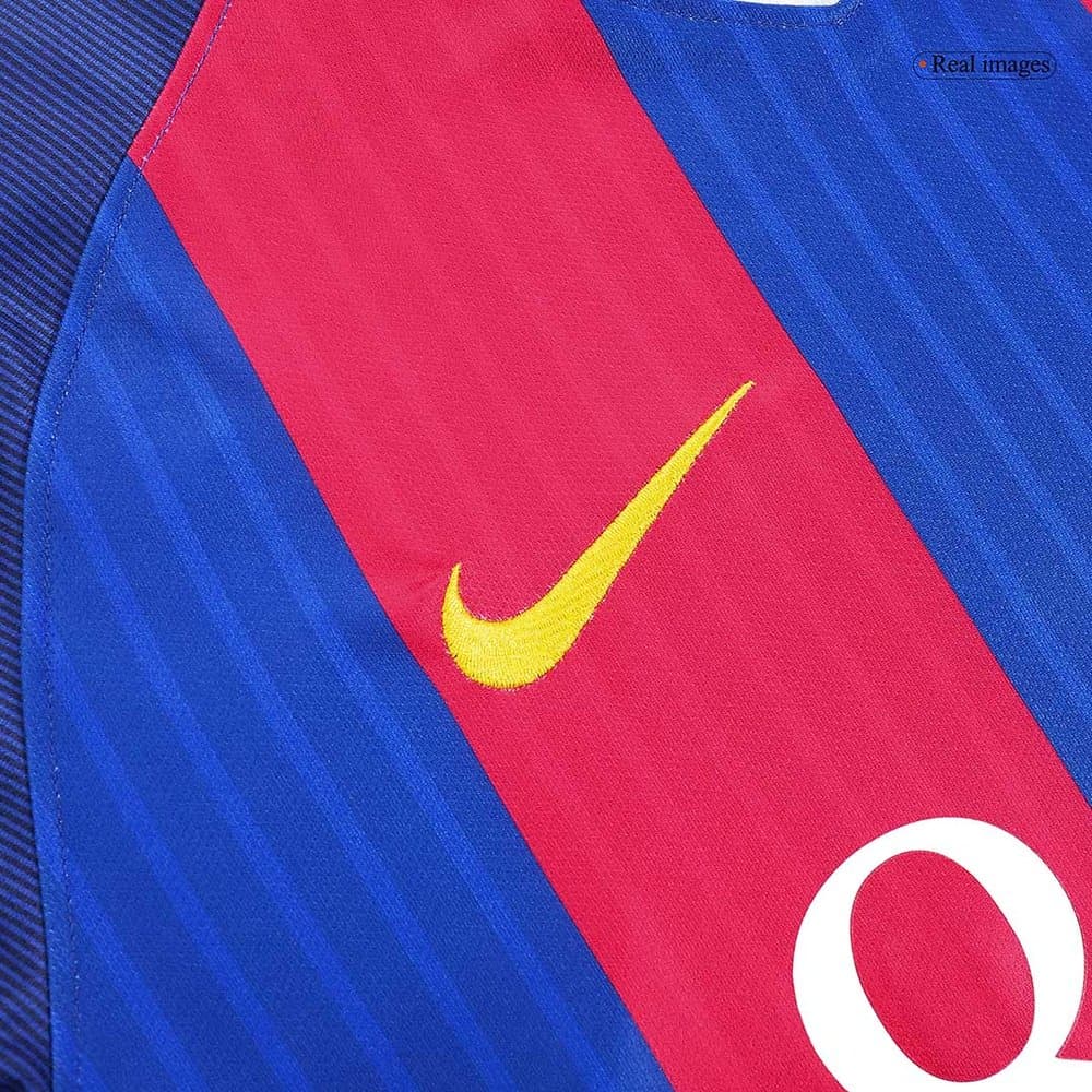 Men's Barcelona Home Retro Soccer Jersey 2016/17