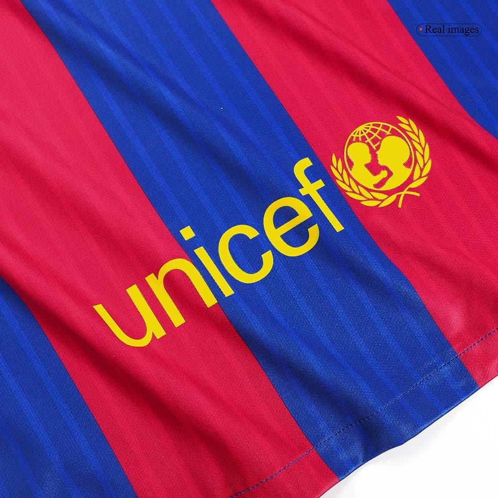 Men's Barcelona Home Retro Soccer Jersey 2016/17