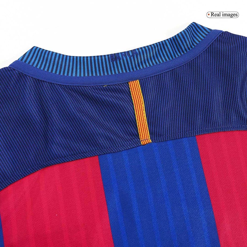 Men's Barcelona Home Retro Soccer Jersey 2016/17