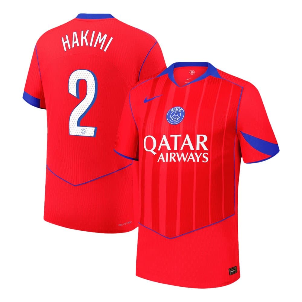 Men's HAKIMI #2 PSG Third Away Authentic Jersey 2025/26 Men's HAKIMI #2 PSG Third Away Authentic Jersey 2025/26