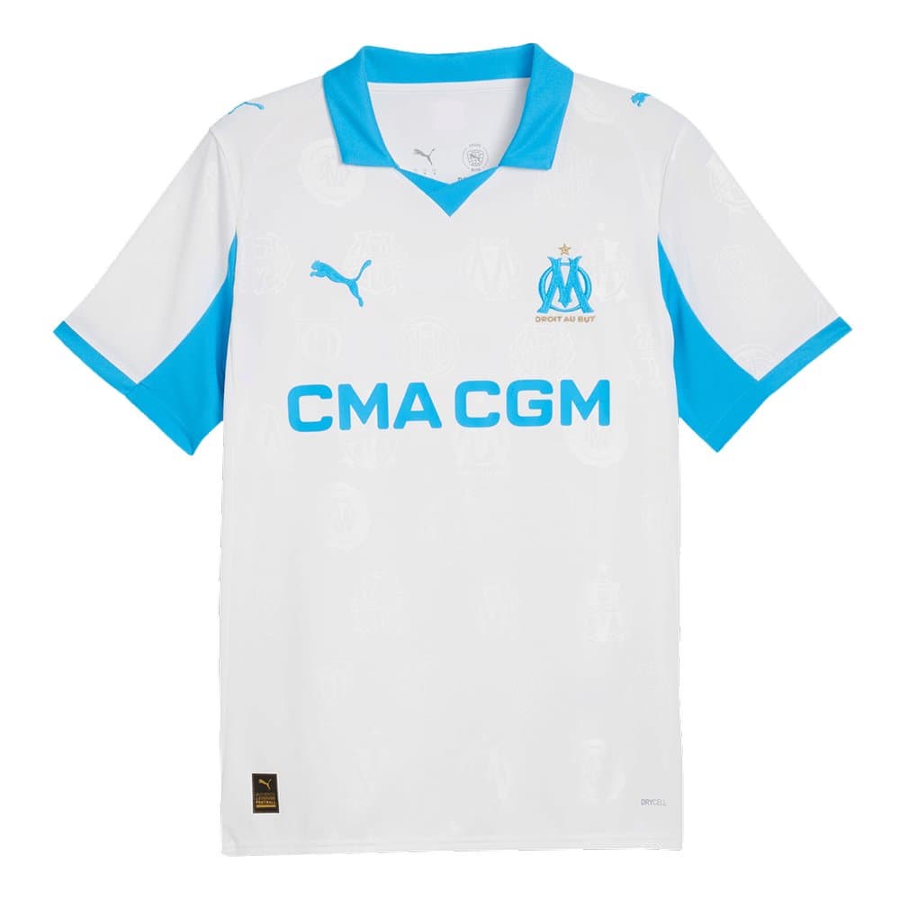 Men's RABIOT #25 Marseille Home Replica Soccer Jersey 2025/26 Men's RABIOT #25 Marseille Home Replica Soccer Jersey 2025/26