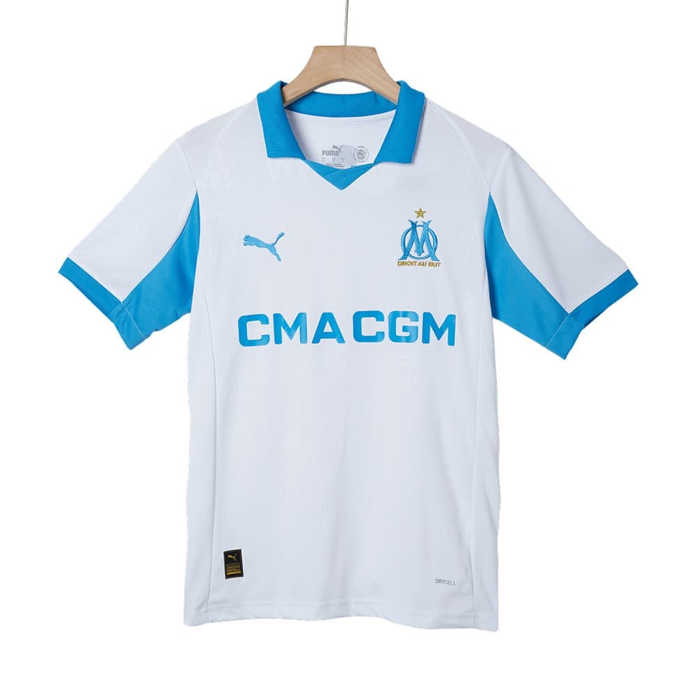 Men's RABIOT #25 Marseille Home Replica Soccer Jersey 2025/26 Men's RABIOT #25 Marseille Home Replica Soccer Jersey 2025/26