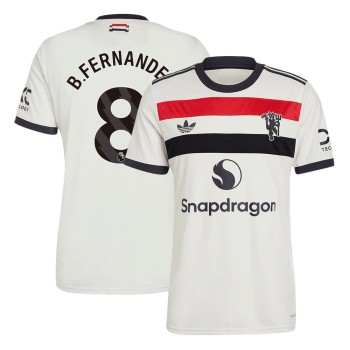 Men's B.FERNANDES #8 Manchester United Third Away Replica Soccer Jersey 2024/25