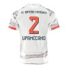 Men's UPAMECANO #2 Bayern Munich Away Authentic Jersey 2025/26 Men's UPAMECANO #2 Bayern Munich Away Authentic Jersey 2025/26