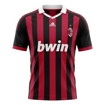Men's AC Milan Home Retro Soccer Jersey 2009/10 Men's AC Milan Home Retro Soccer Jersey 2009/10