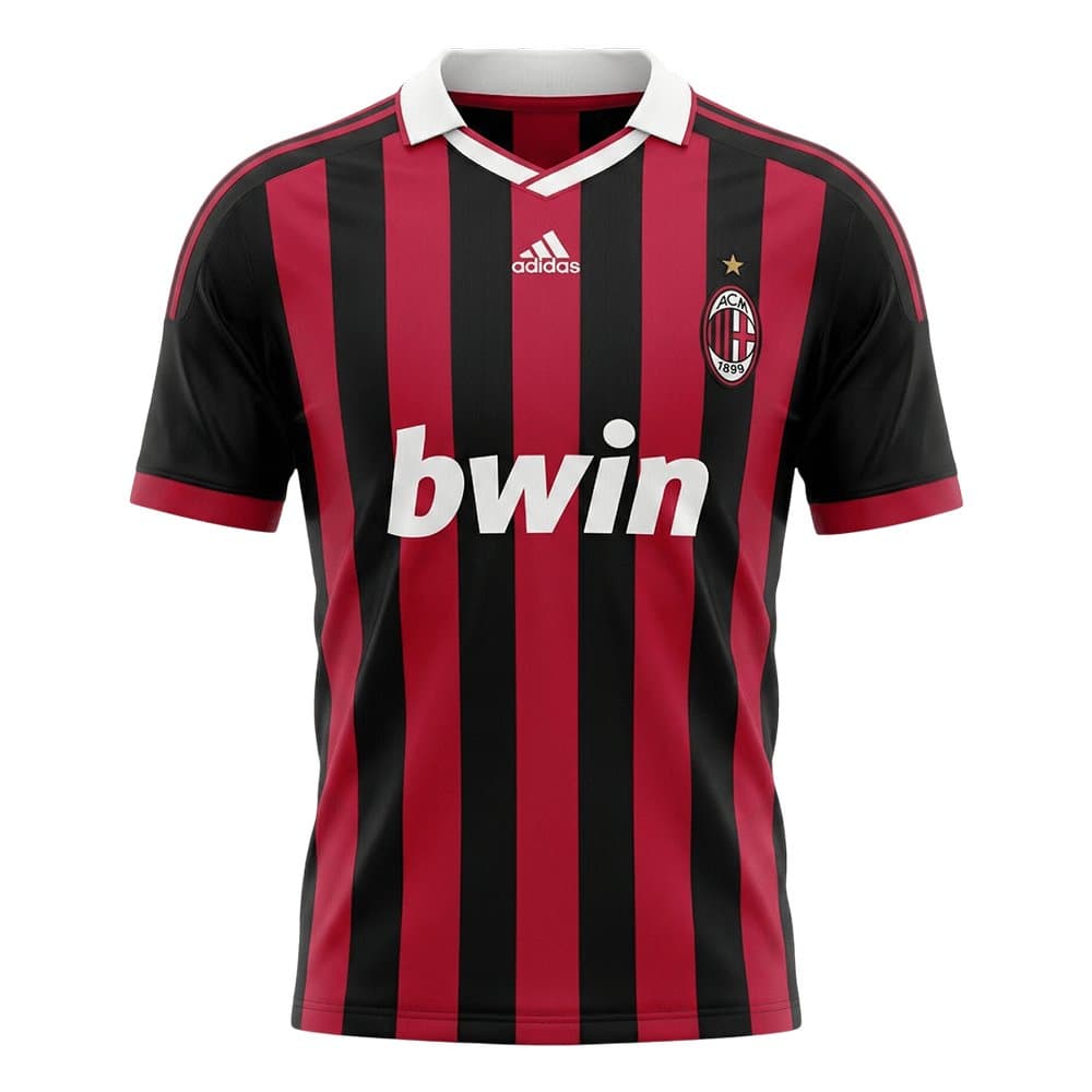 Men's AC Milan Home Retro Soccer Jersey 2009/10
