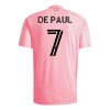 Men's DE PAUL #7 Inter Miami CF Home Replica Soccer Jersey 2025