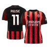 Men's PULISIC #11 AC Milan Home Replica Soccer Jersey 2025/26
