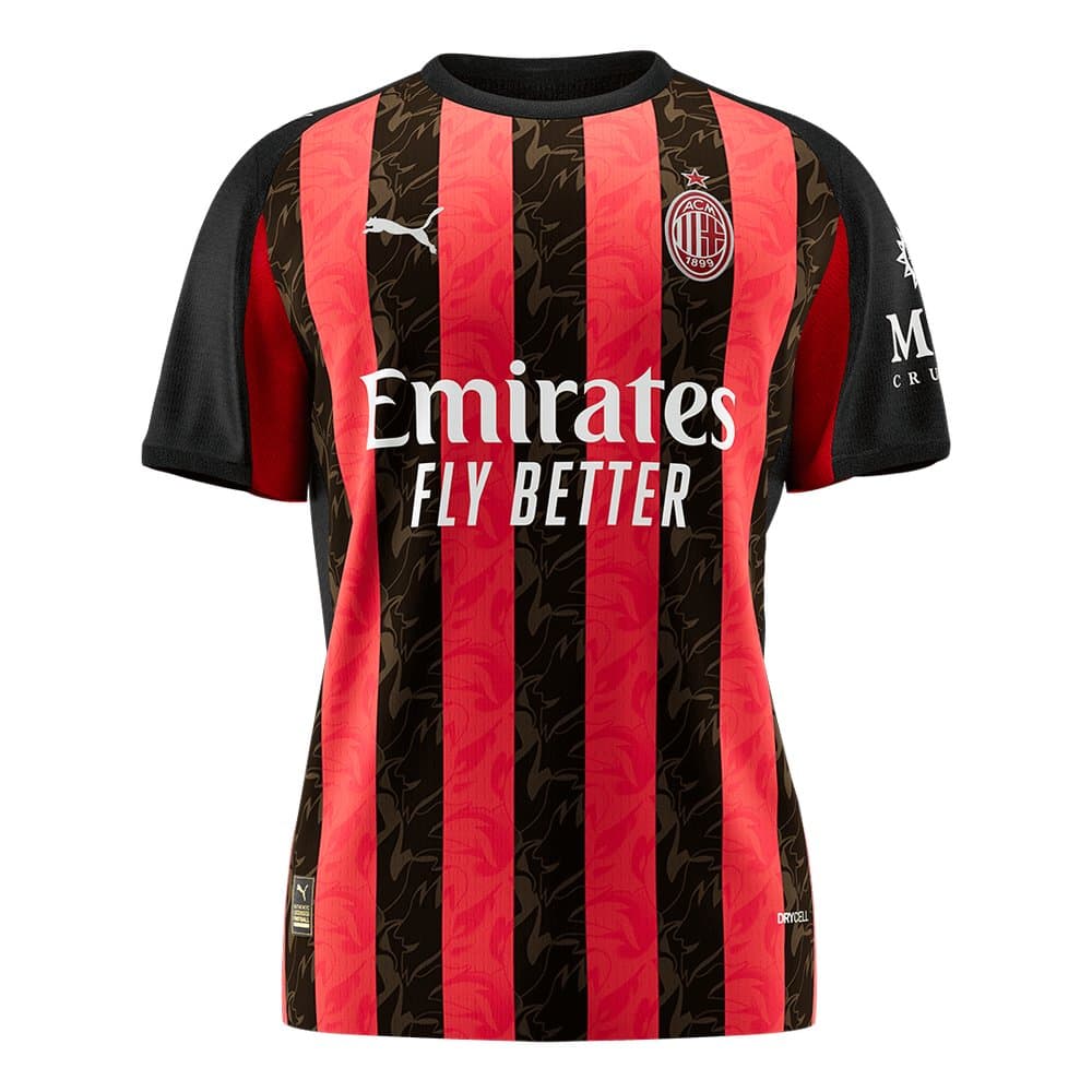 Men's PULISIC #11 AC Milan Home Replica Soccer Jersey 2025/26