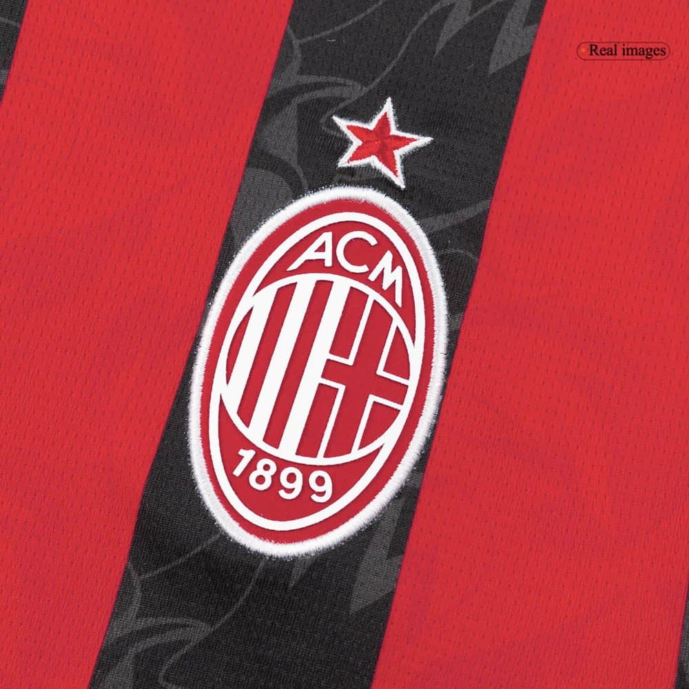 Men's PULISIC #11 AC Milan Home Replica Soccer Jersey 2025/26