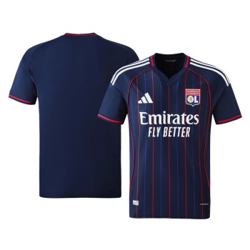 Men's Olympique Lyonnais Away Authentic Soccer Jersey 2025/26