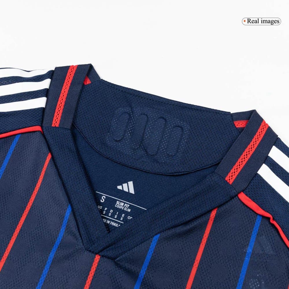 Men's Olympique Lyonnais Away Authentic Soccer Jersey 2025/26 Men's Olympique Lyonnais Away Authentic Soccer Jersey 2025/26