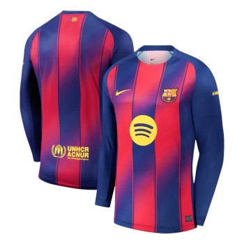 Men's Barcelona Home Long Sleeve Jersey 2025/26 Men's Barcelona Home Long Sleeve Jersey 2025/26