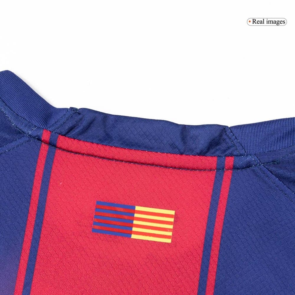 Men's Barcelona Home Long Sleeve Jersey 2025/26