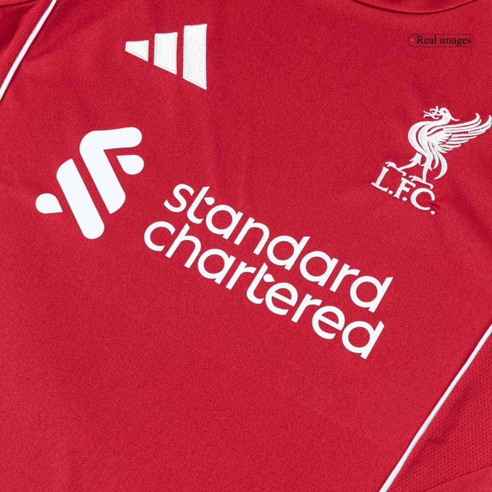 Men's M.SALAH #11 Liverpool Home Replica Soccer Jersey 2025/26 Men's M.SALAH #11 Liverpool Home Replica Soccer Jersey 2025/26
