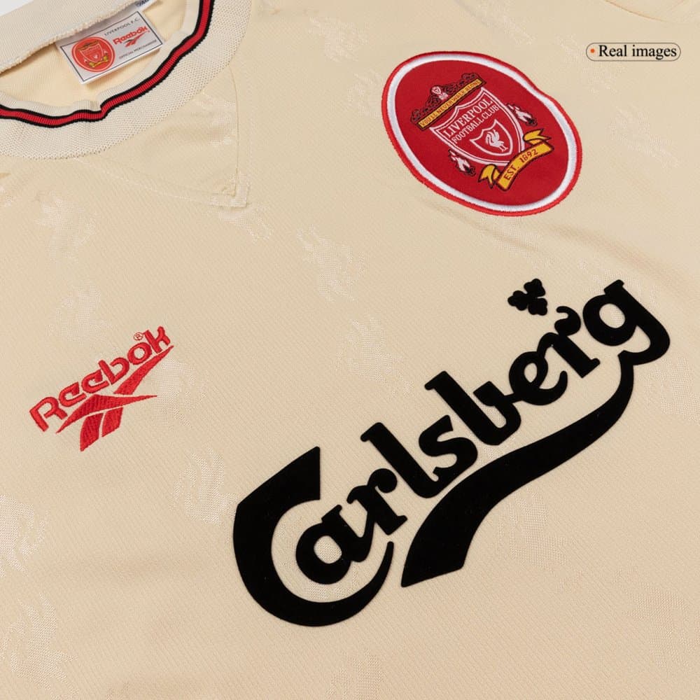 Men's Liverpool Away Retro Soccer Jersey 1996/97