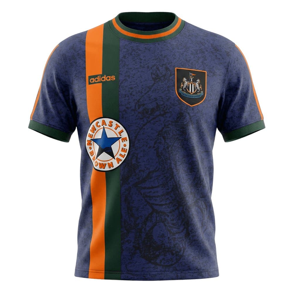 Men's Newcastle United Away Retro Soccer Jersey 1997/98