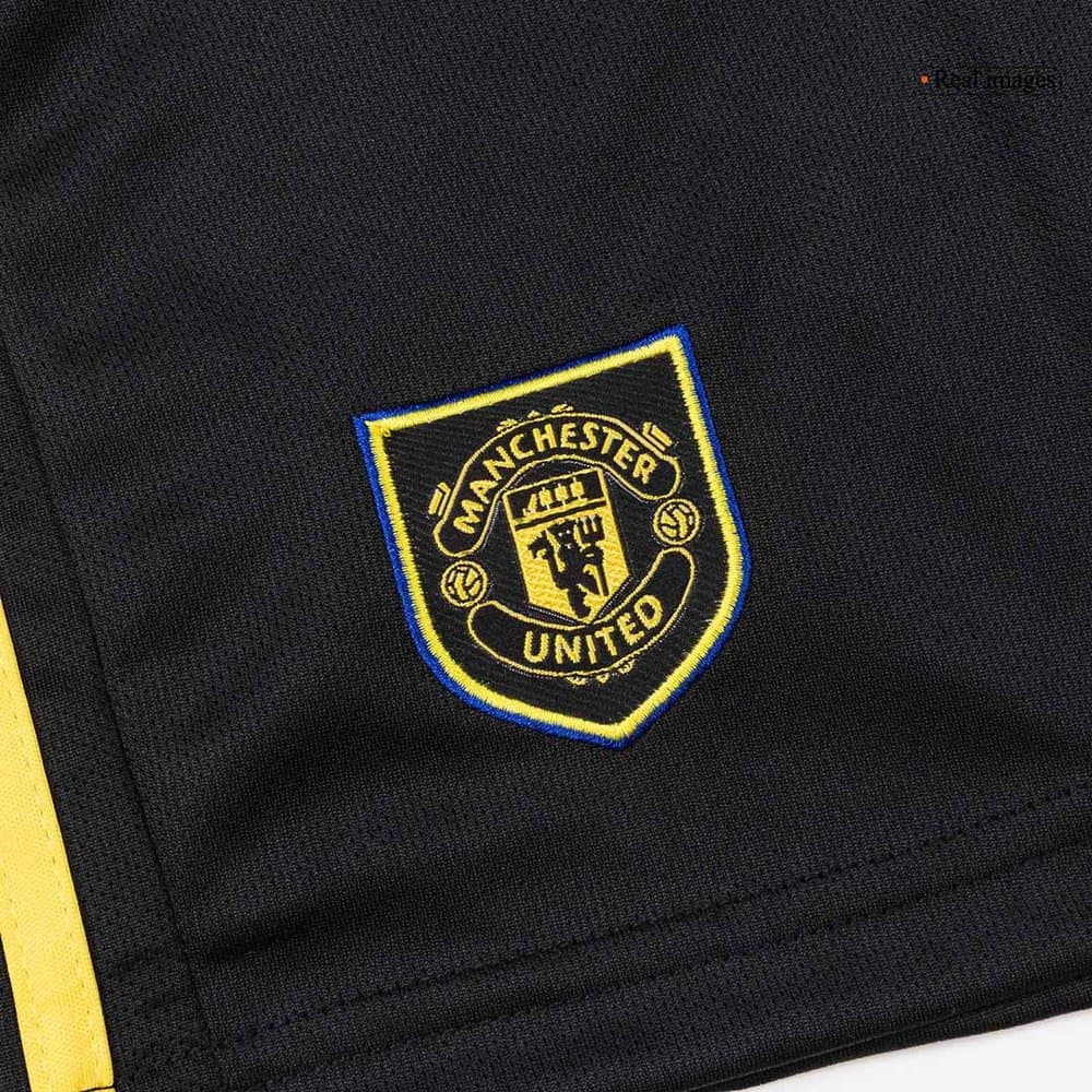 Kid's Manchester United Third Away Soccer Jersey Full Kit 2025/26 Kid's Manchester United Third Away Soccer Jersey Full Kit 2025/26