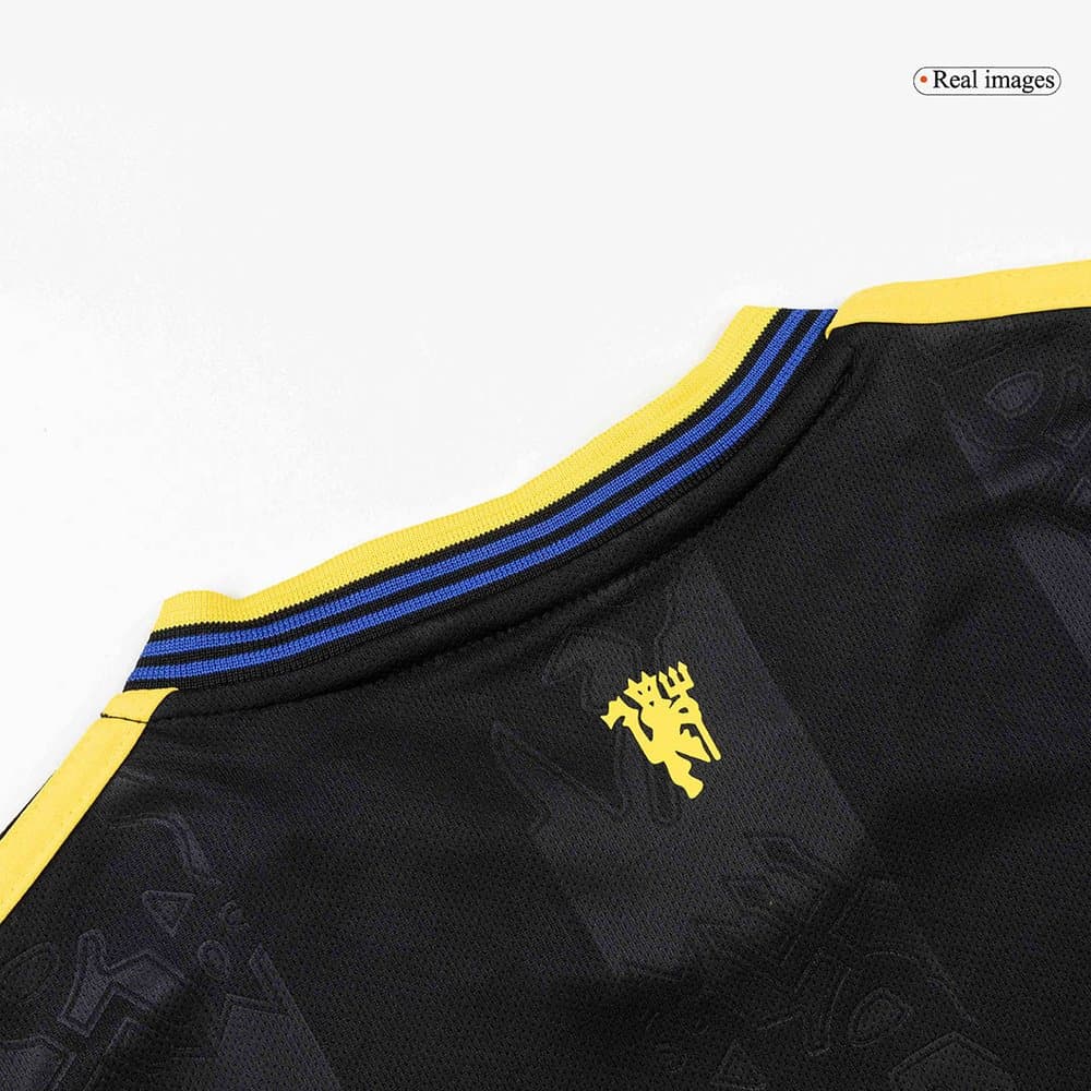 Kid's Manchester United Third Away Soccer Jersey Full Kit 2025/26 Kid's Manchester United Third Away Soccer Jersey Full Kit 2025/26