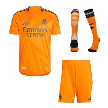 Men's Real Madrid Away Authentic Jersey Full Kit 2024/25 Men's Real Madrid Away Authentic Jersey Full Kit 2024/25
