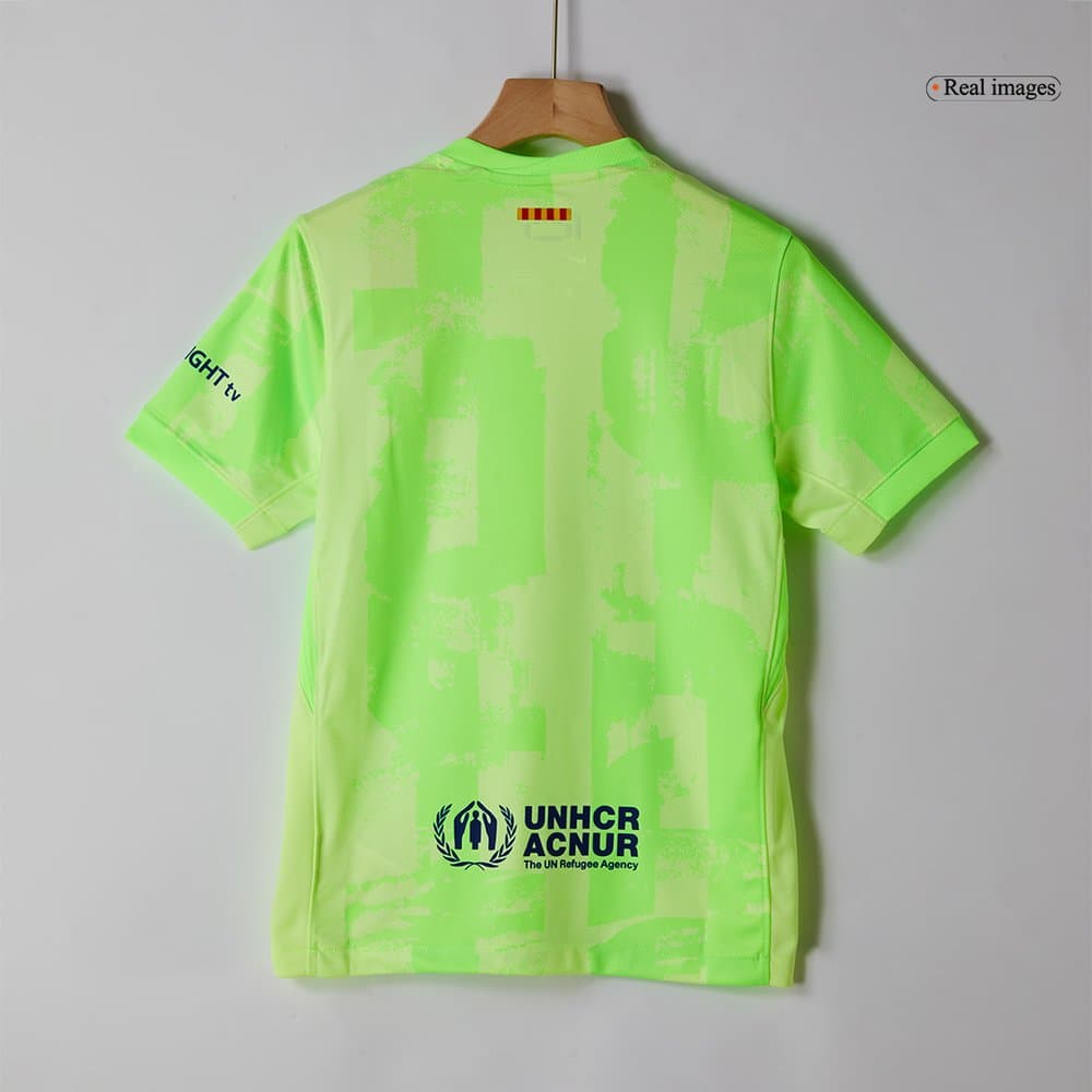 Men's Barcelona Third Away Jersey Full Kit- (Spotify Logo Without Text) 2024/25