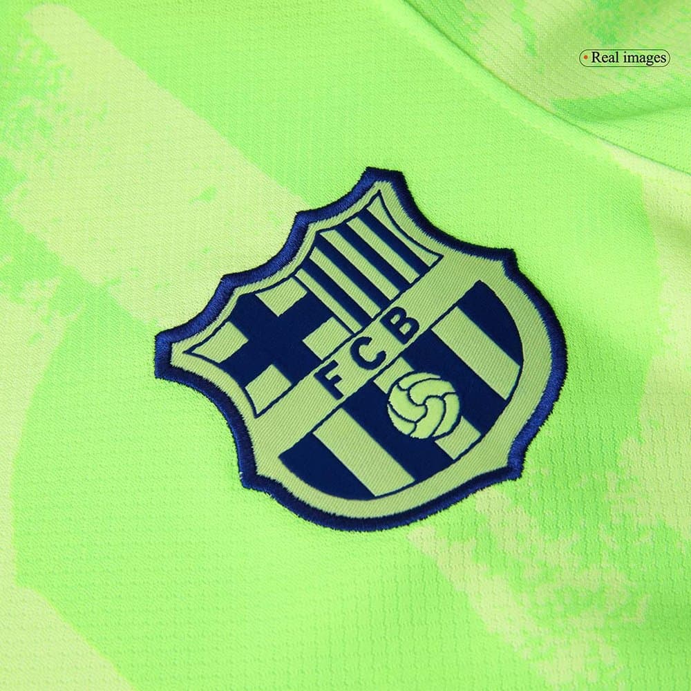 Men's Barcelona Third Away Jersey Full Kit- (Spotify Logo Without Text) 2024/25
