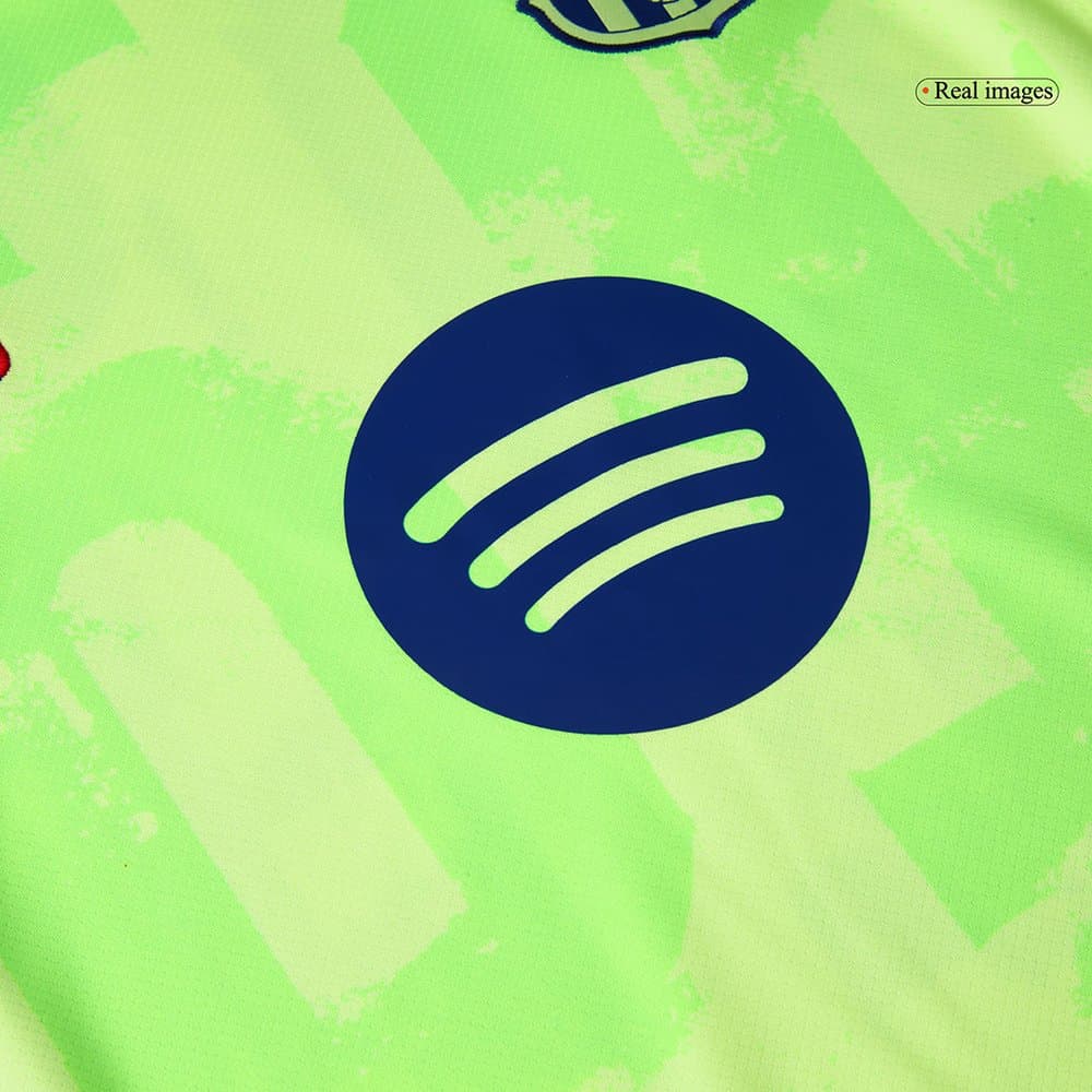 Men's Barcelona Third Away Jersey Full Kit- (Spotify Logo Without Text) 2024/25