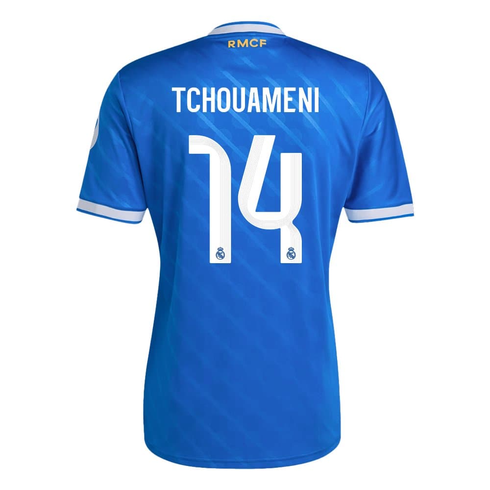 Men's TCHOUAMENI #14 Real Madrid Third Away Replica Soccer Jersey 2025/26