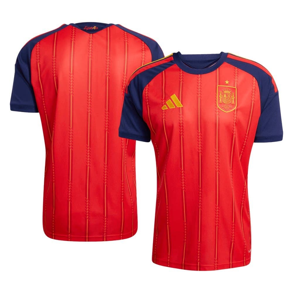 Men's Spain Home Replica Soccer Jersey World Cup 2026 Men's Spain Home Replica Soccer Jersey World Cup 2026