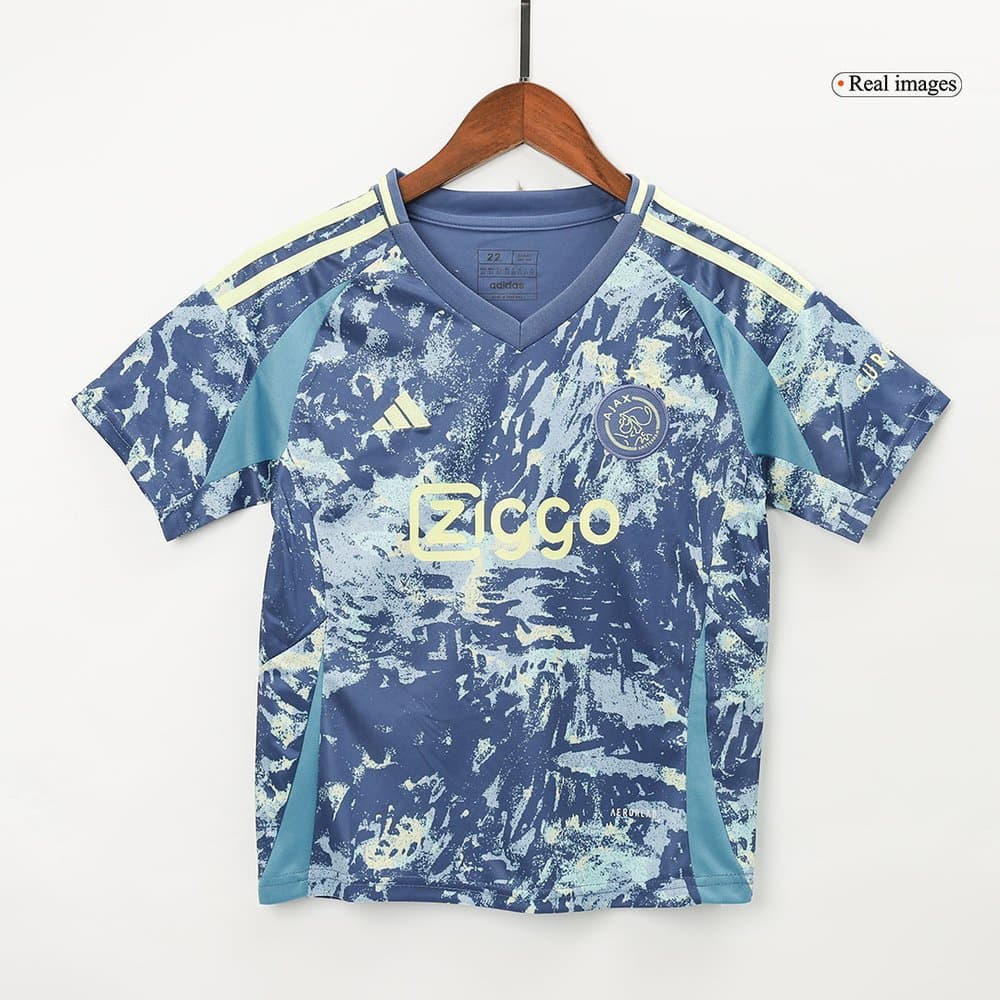 Kid's Ajax Away Soccer Jersey Kit 2024/25 Kid's Ajax Away Soccer Jersey Kit 2024/25