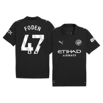 Men's FODEN #47 Manchester City Away Replica Soccer Jersey 2025/26