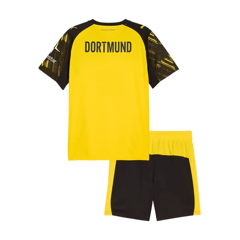 Kid's Borussia Dortmund Home Soccer Jersey Kit 2025/26