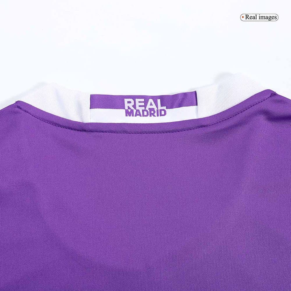 Men's BENZEMA #9 Real Madrid Away Long Sleeve Retro Soccer Jersey 2016/17 Men's BENZEMA #9 Real Madrid Away Long Sleeve Retro Soccer Jersey 2016/17