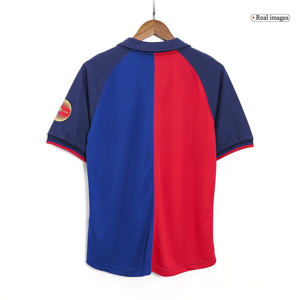 Men's Barcelona Home Retro Soccer Jersey 1999/00 Men's Barcelona Home Retro Soccer Jersey 1999/00