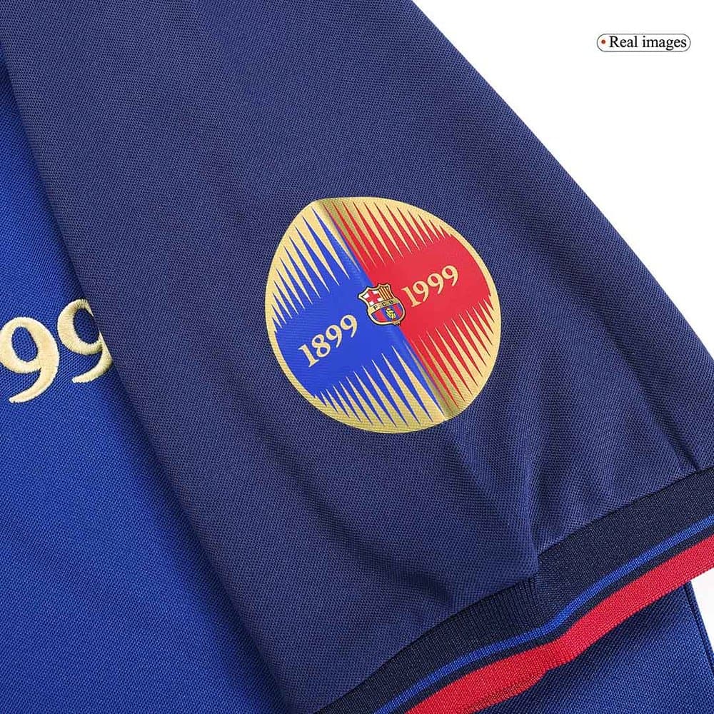 Men's Barcelona Home Retro Soccer Jersey 1999/00 Men's Barcelona Home Retro Soccer Jersey 1999/00